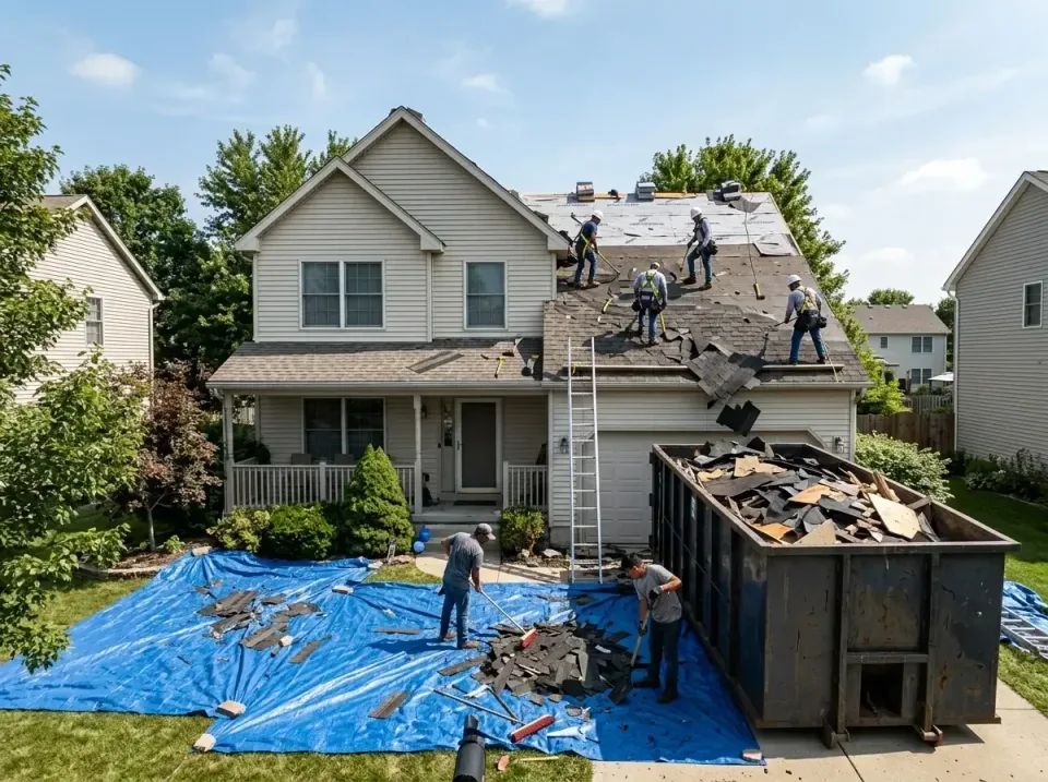 roof-replacement-debris-remova-004 — frequently asked questions, Cheapest Dumpster Rentals in Madison, AL